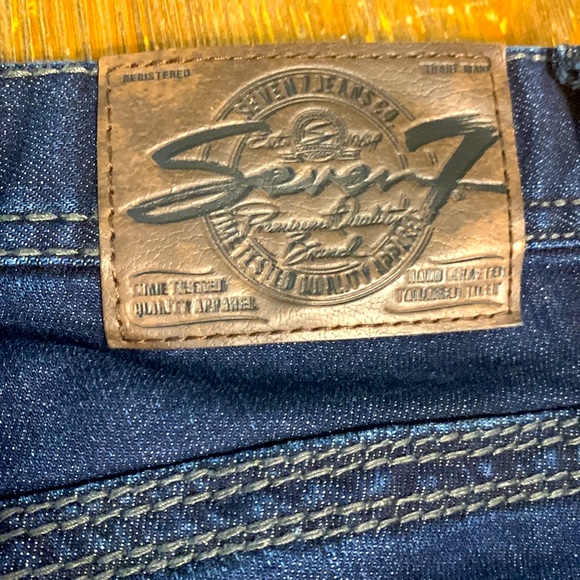 NWOT Seven 7 Straight 30x30 Bold Heavy Stitch Flap Pocket - Picture 5 of 16